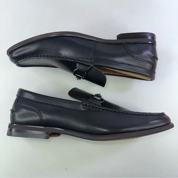 Kenneth Cole Reaction Men's Crespo Belt Loafers Black New